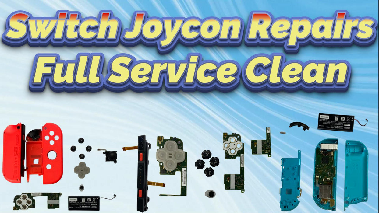 Switch Joycon Full Service Clean & Case Restore Service