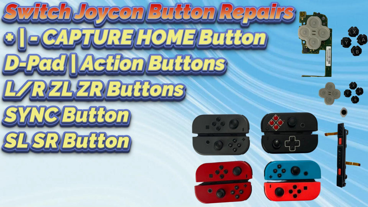 Switch Joycons Buttons Not Work Repair Service