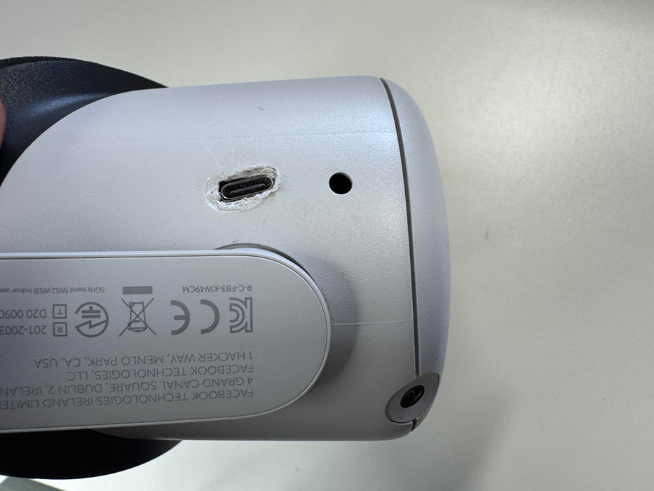 Meta Quest 2 Burnt USB Port Repair - Melted USB-C Port Replacement