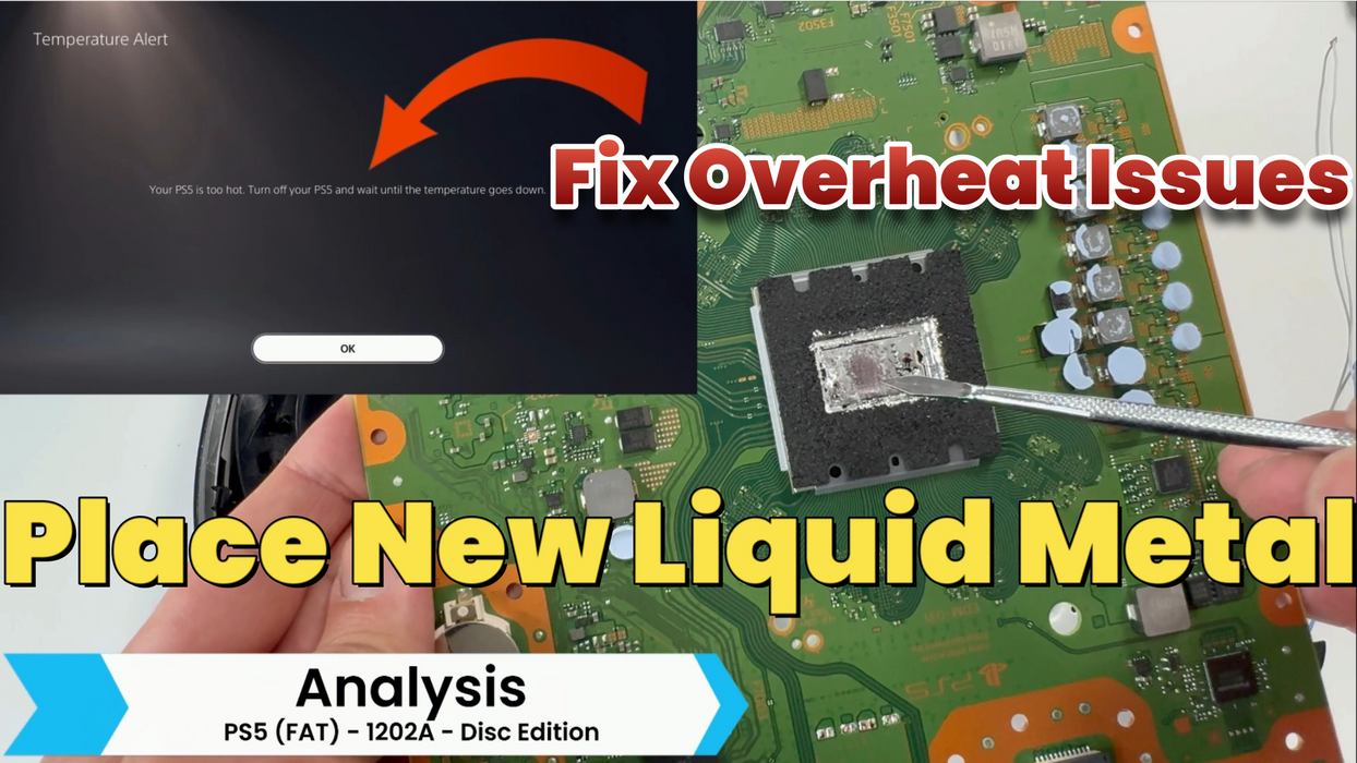 PS5 Overheating Fix - Clean Fan & New Liquid Metal