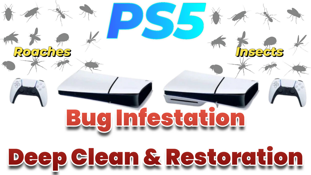 PS5 Bug Infestation, Insects, Cockroaches Removal | Deep Clean & Restoration