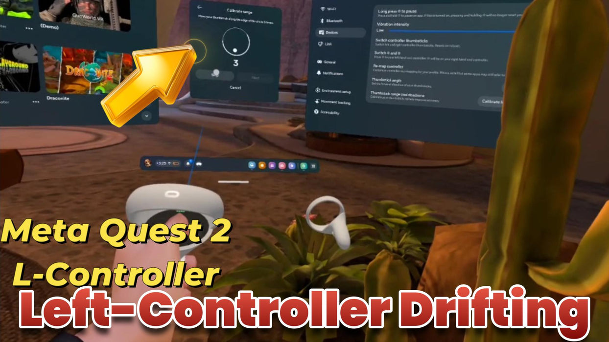 Meta Quest 2 Controller Stick Drift Repair Service