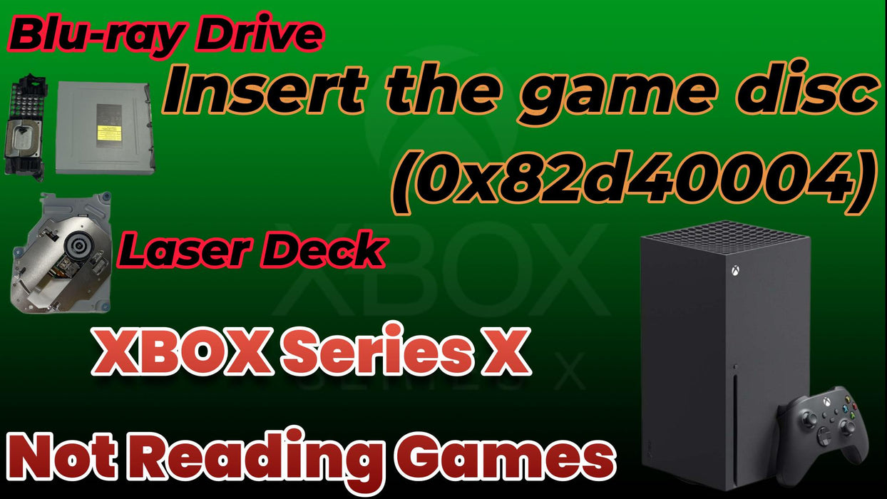 Insert the game disc error XBOX Series X