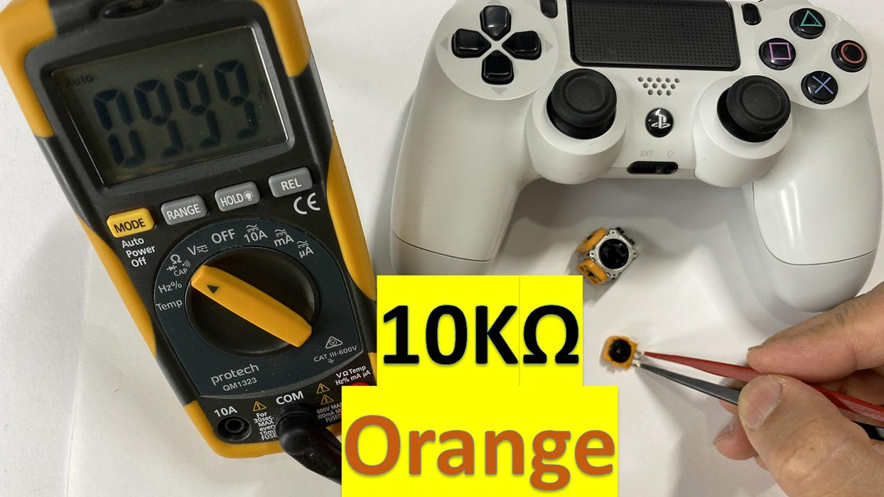 PS4 Controller - Brand New Orange 10K Potentiometer