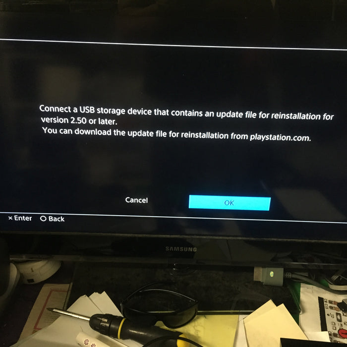 PS4 Unable to Start - HDD Fix Repair Replacement Service