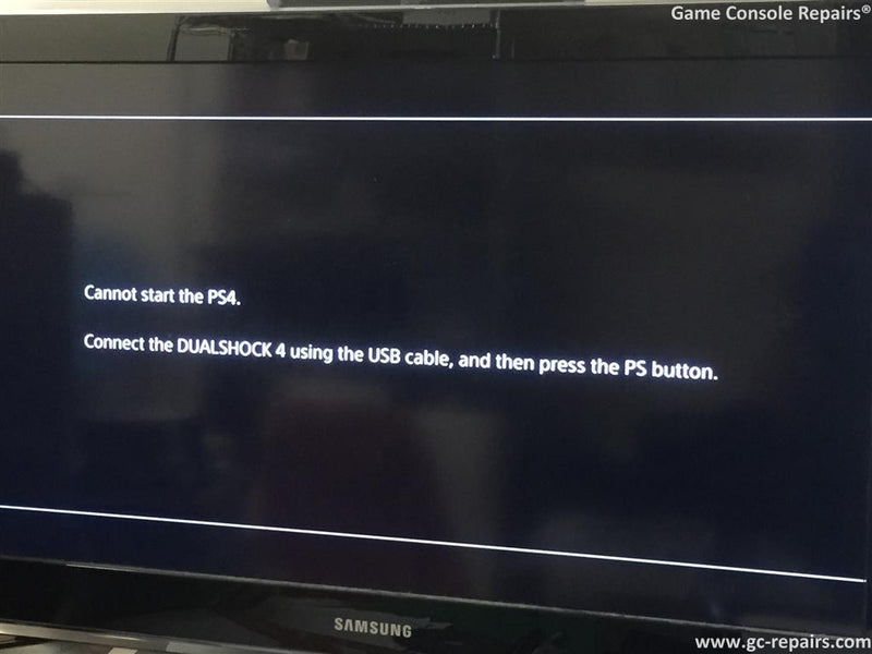 PS4 Unable to Start - HDD Fix Repair Replacement Service