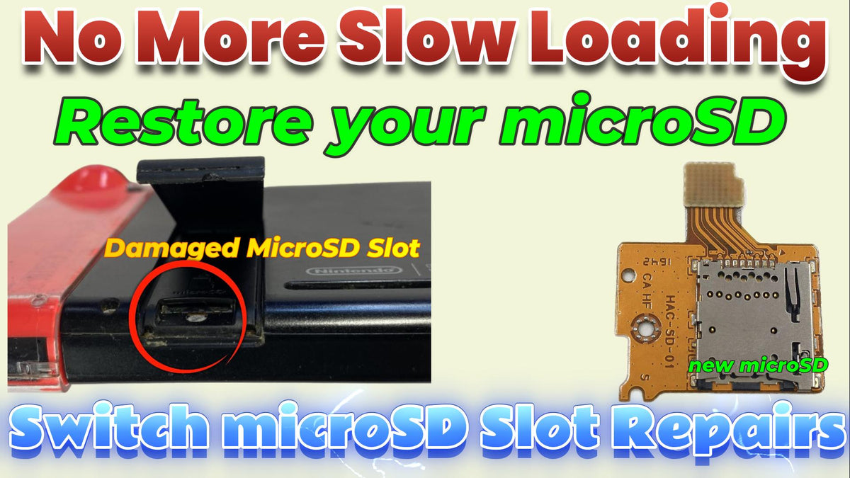 Nintendo Switch microSD Repairs — Game Console Repairs