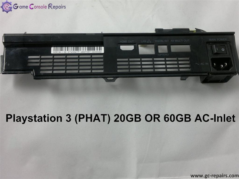 Playstation 3 (PHAT) AC-inlet Replacement