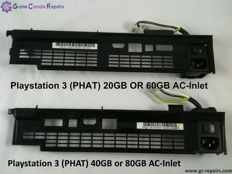 Playstation 3 (PHAT) AC-inlet Replacement