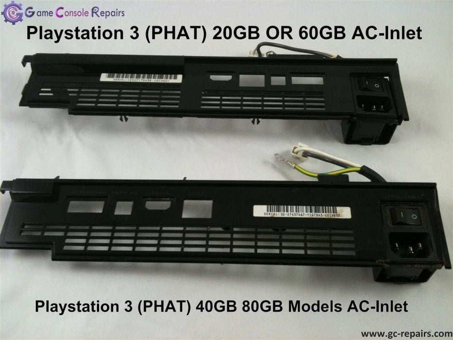 Playstation 3 (PHAT) AC-inlet Replacement