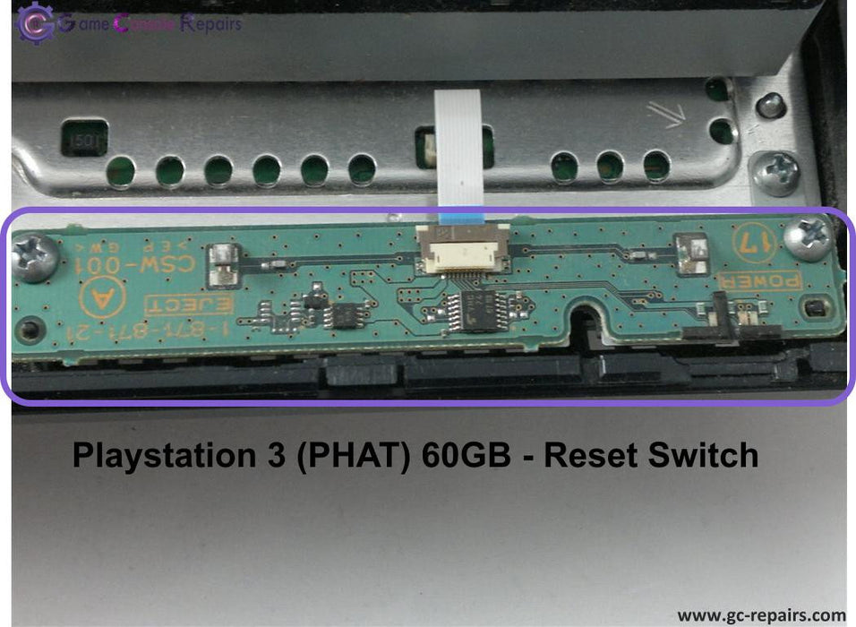 Playstation 3 (PHAT) Reset Board Replacement