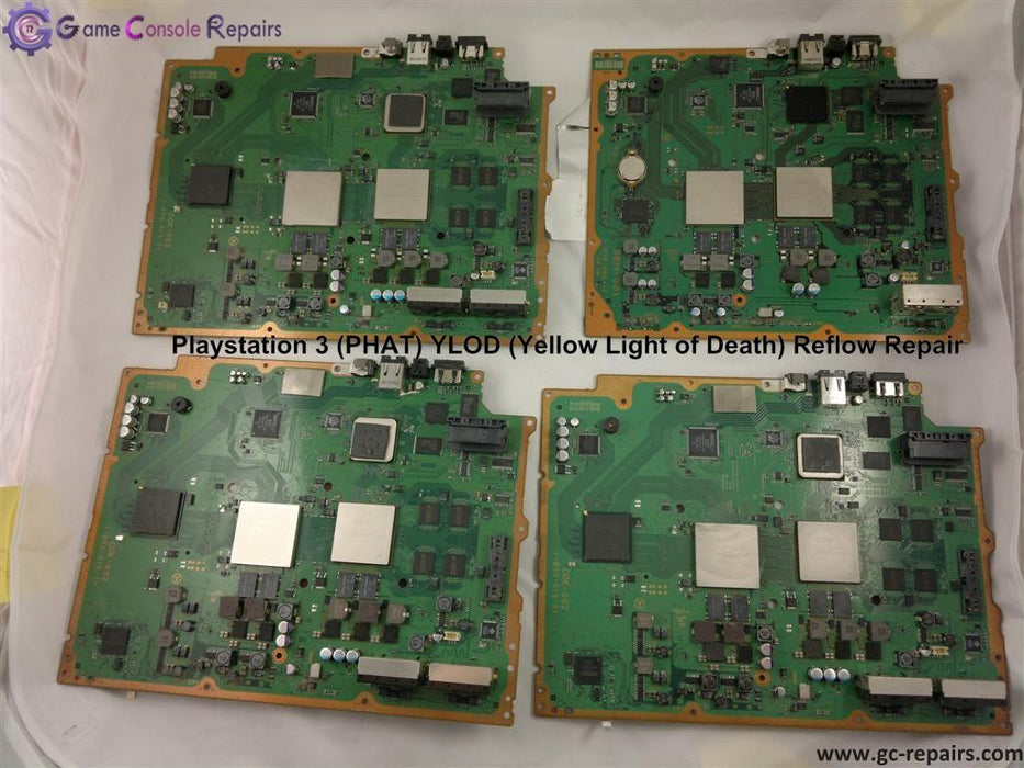 Playstation 3 (PHAT) YLOD (Yellow Light Of Death) or Rlod (Red Light of Death) - Motherboard Issues