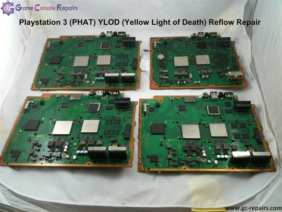 Playstation 3 (PHAT) YLOD (Yellow Light Of Death) or Rlod (Red Light of Death) - Motherboard Issues