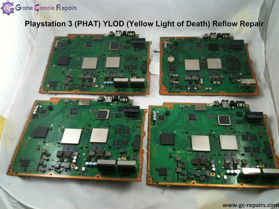 Playstation 3 (PHAT) YLOD (Yellow Light Of Death) or Rlod (Red Light of Death) - Motherboard Issues