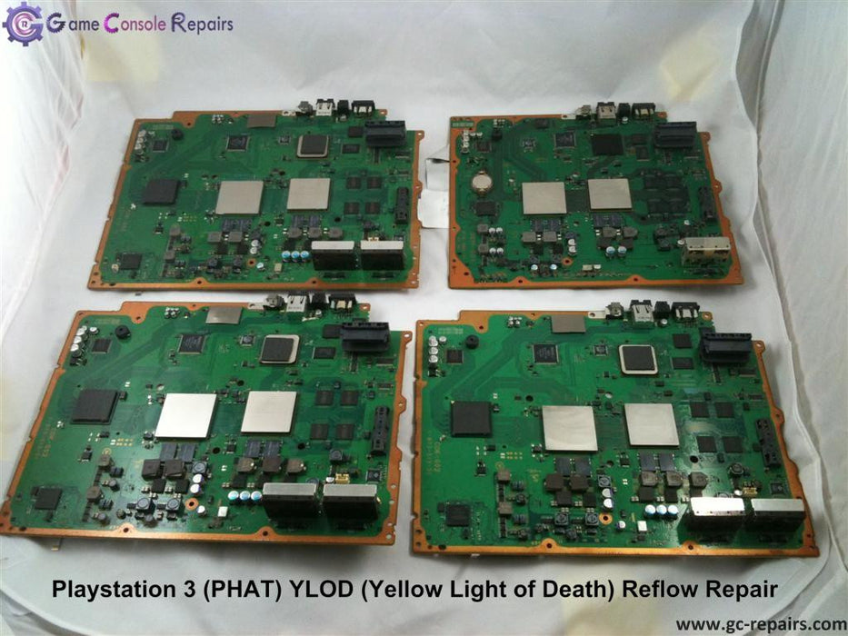 Playstation 3 (PHAT) YLOD (Yellow Light Of Death) or Rlod (Red Light of Death) - Motherboard Issues