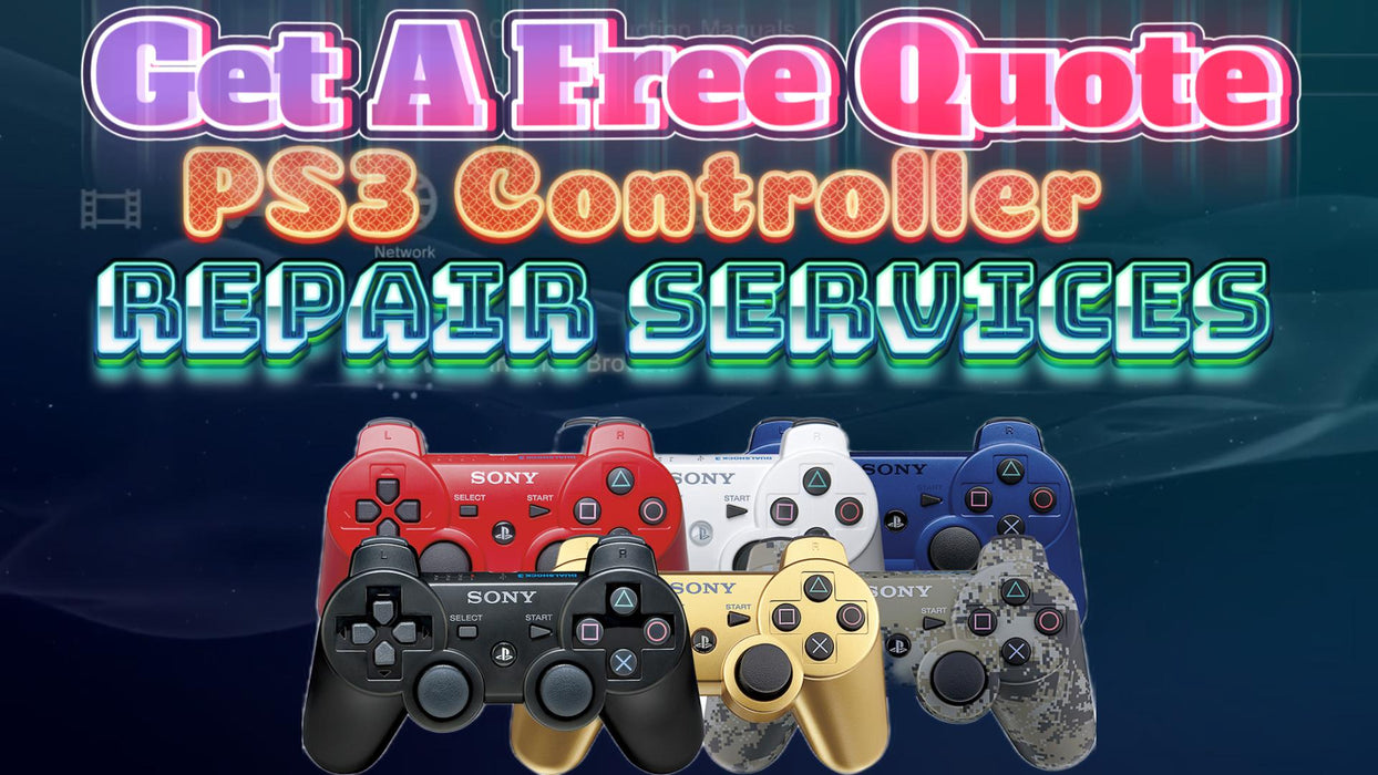 GET A FREE QUOTE - All PS3 Controller Repairs