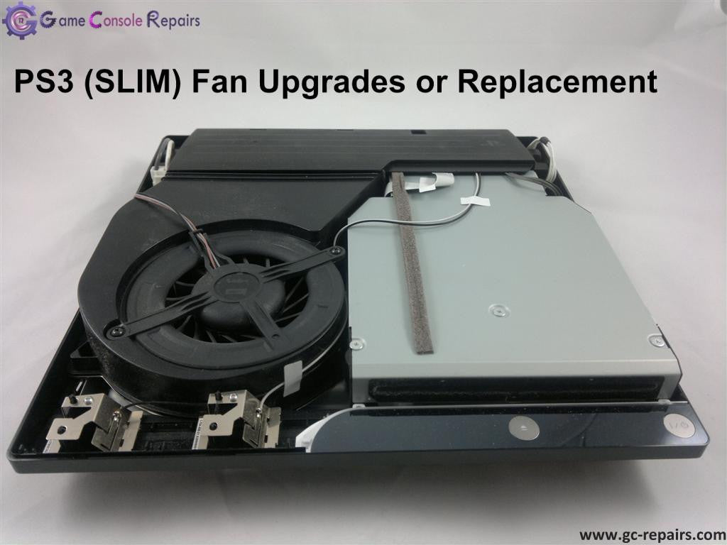PS3 (SLIM MODEL) Fan Upgrade/Replacement Game Console Repairs