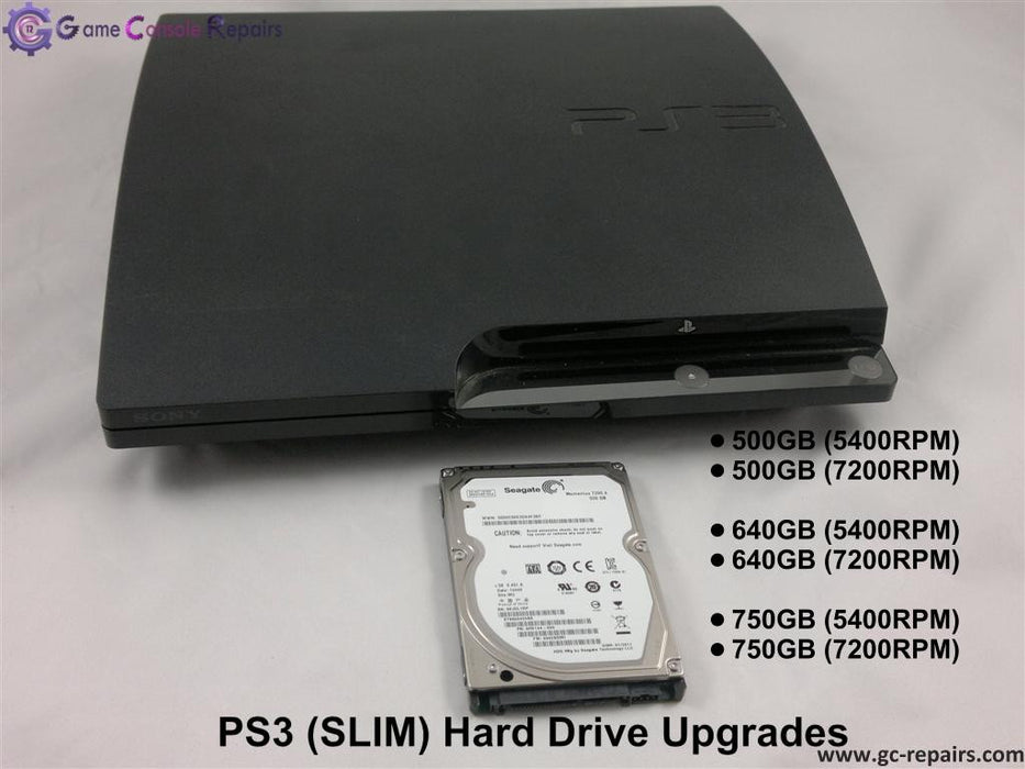 PS3 (SLIM) Hard Drive Upgrade/Repair/Restore