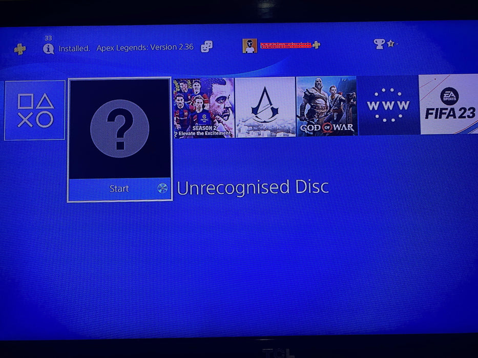 PS4 - Laser Mechanism Replacement - Unrecognised Disc Error