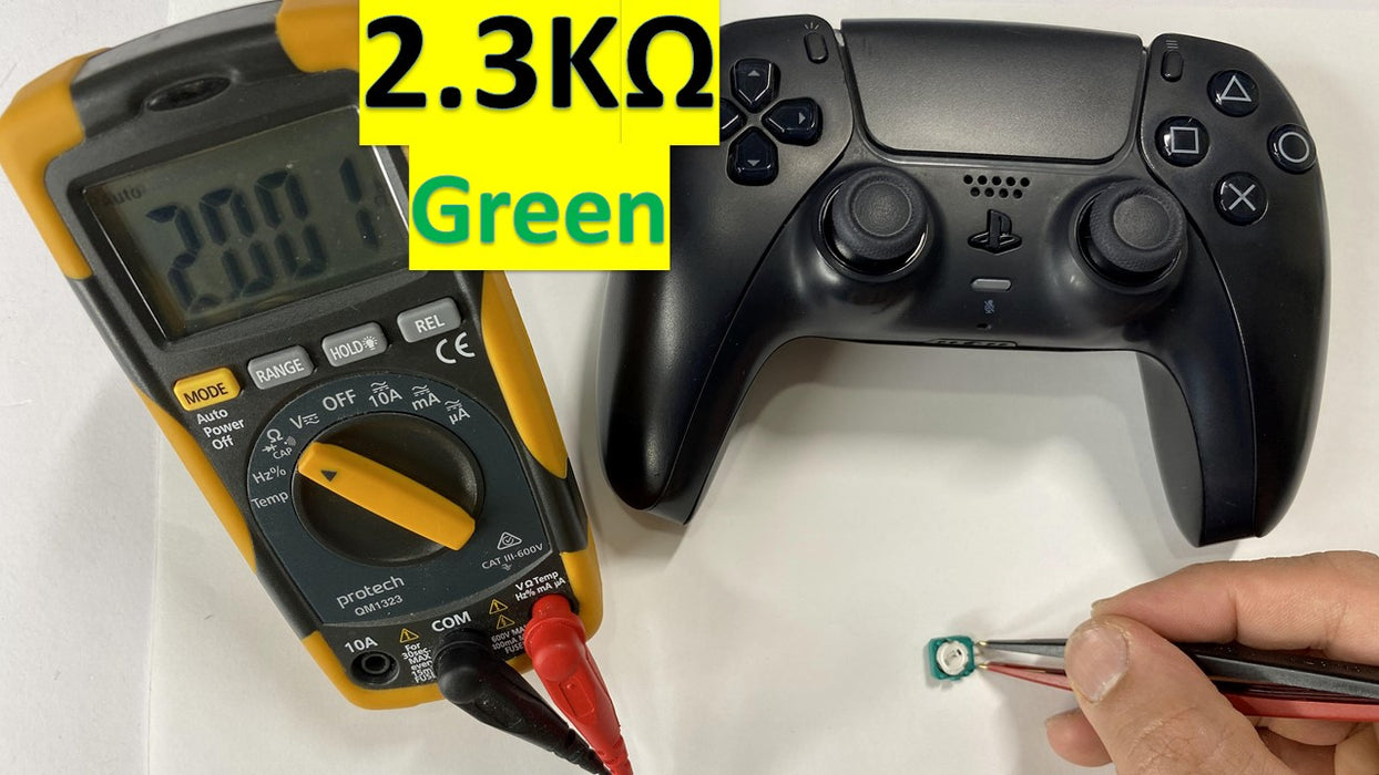 PS5 Controller - Brand New Green 2.3K Potentiometer