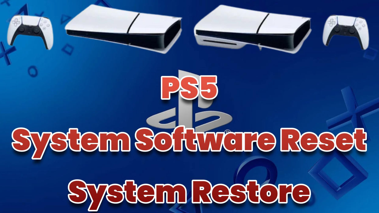 PS5 System Software and Data Backup/Restore Repair Service