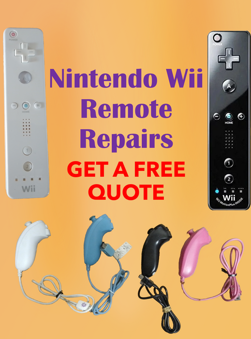 GET A FREE QUOTE - All Nintendo Wii Remote Repairs