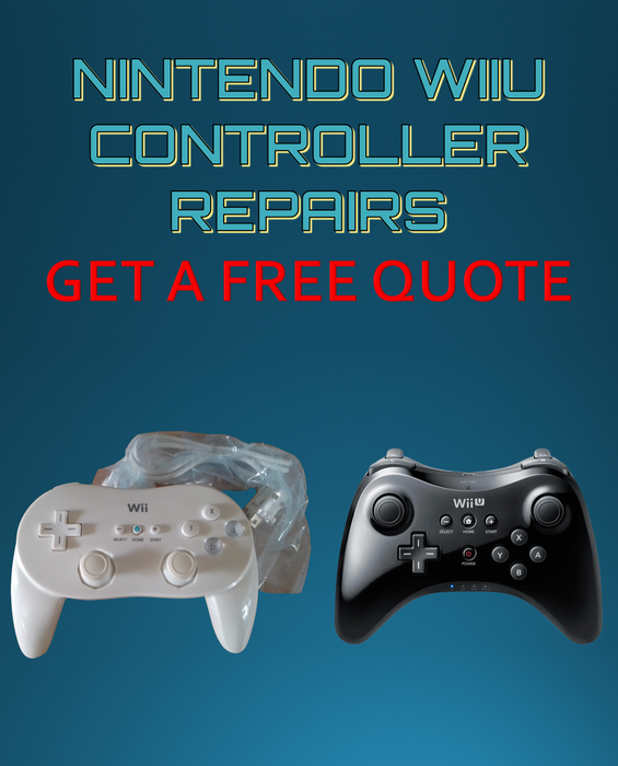 GET A FREE QUOTE - All Nintendo WiiU Controller Repairs