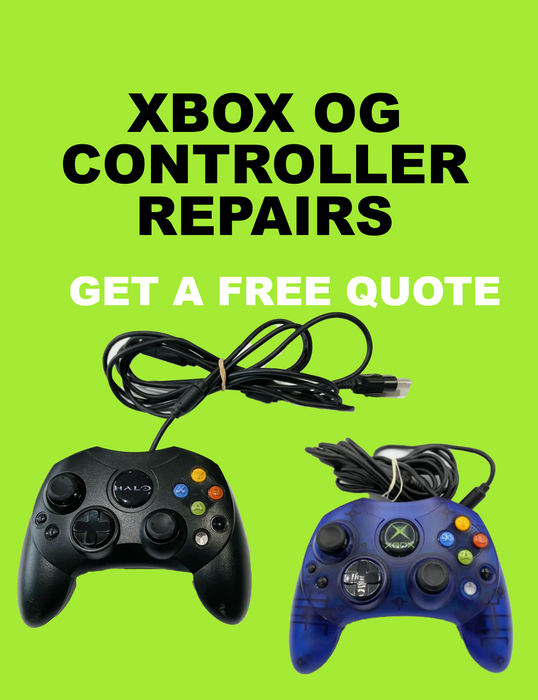 Get A Free Quote - All XBOX OG Controller Repair Services