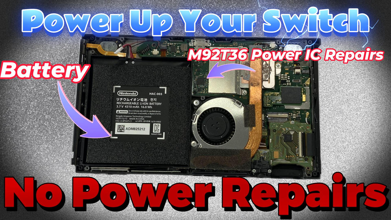 Nintendo Switch - No Power Repairs