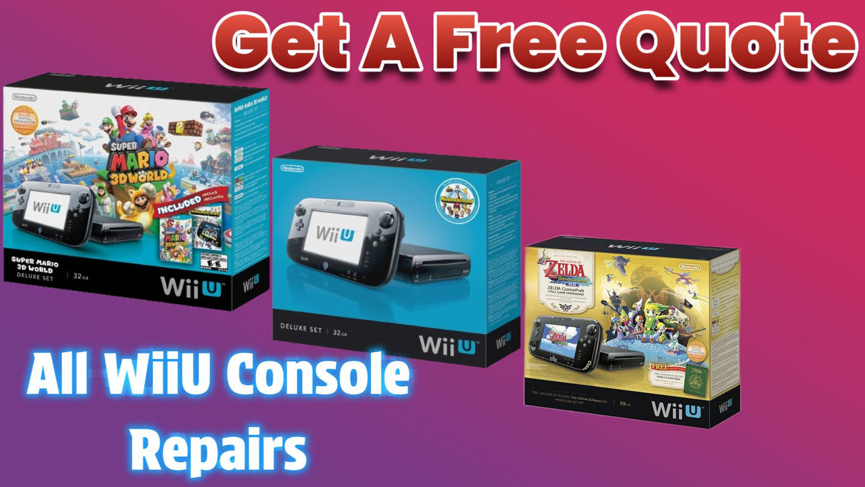 Get A Free Quote - Nintendo WiiU Console Repairs