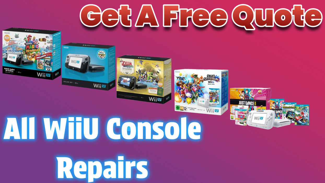 Get A Free Quote - Nintendo WiiU Console Repairs