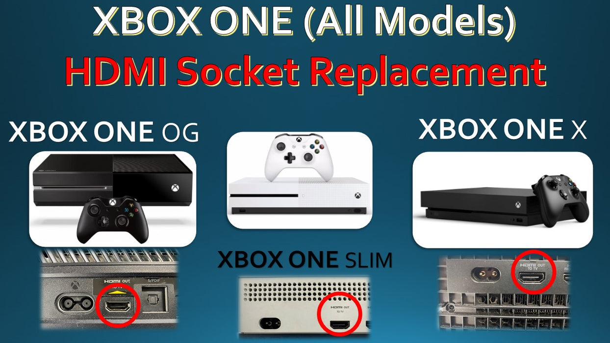 XBOX ONE HDMI Socket Replacement