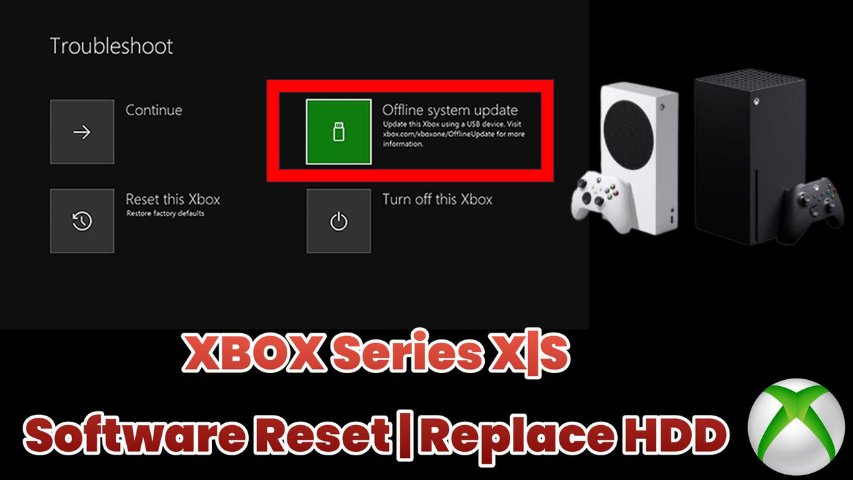 XBOX Series X|S Software Reset