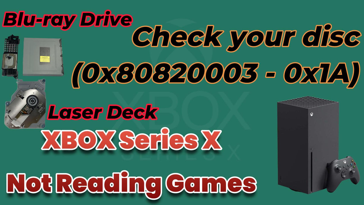 XBOX Series X Not Reading Games Repair Service