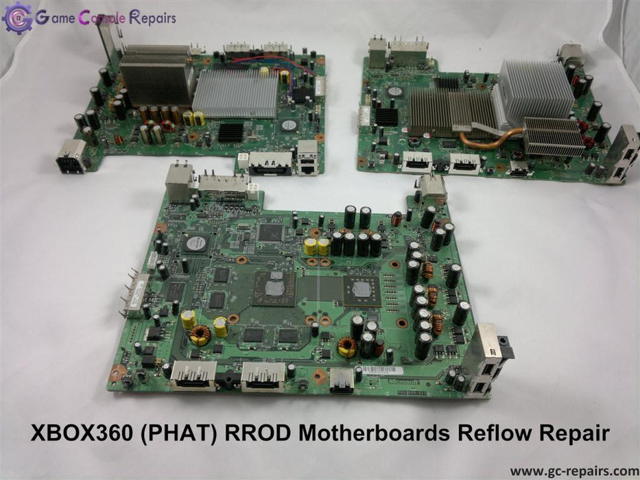 XBOX360 (PHAT) RROD (Red Ring of Death) or Rlod (Red Light of Death) - Motherboard Issues (REFLOW REPAIR)