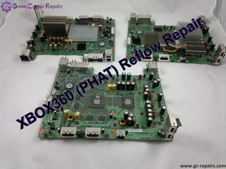 XBOX360 (PHAT) RROD (Red Ring of Death) or Rlod (Red Light of Death) - Motherboard Issues (REFLOW REPAIR)