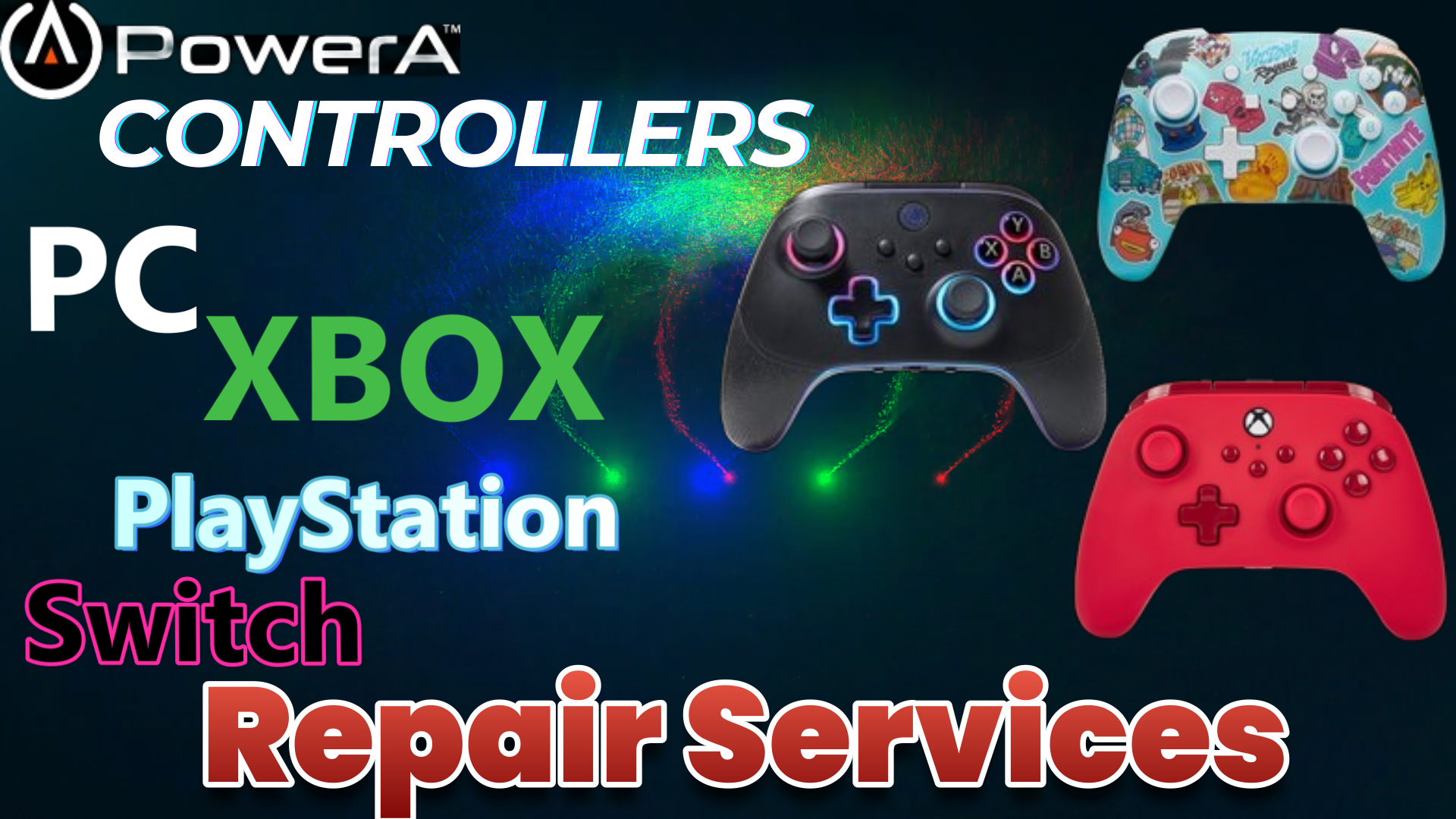PowerA Gaming Controllers — Game Console Repairs