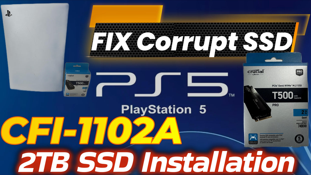 PS5 SSD 1TB 2TB 4TB Upgrades