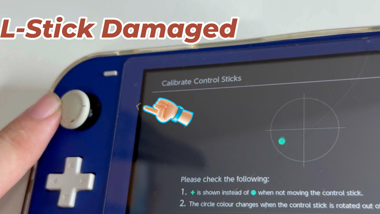 Nintendo Switch Lite Left Right Joystick Drift Repairs