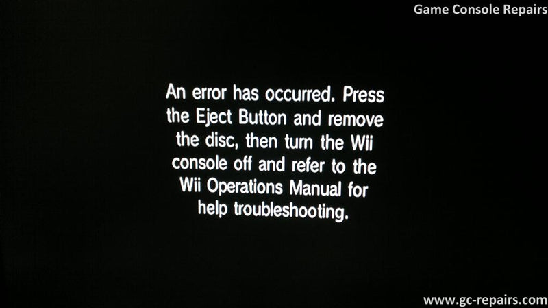 Wii Not Reading Games Repair