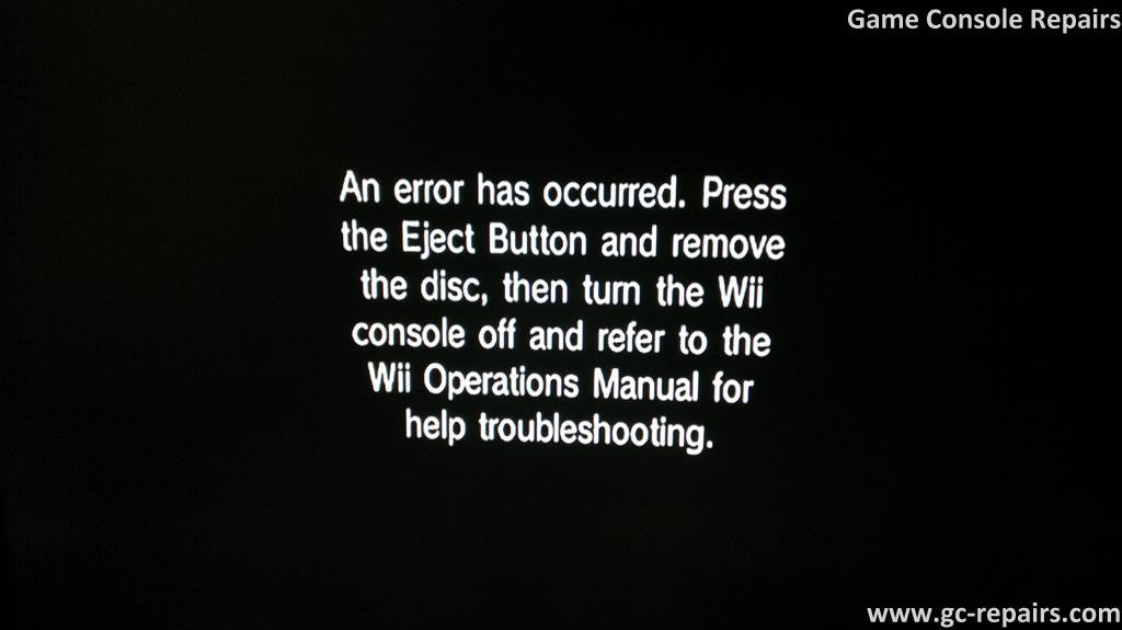 Wii Not Reading Games Repair